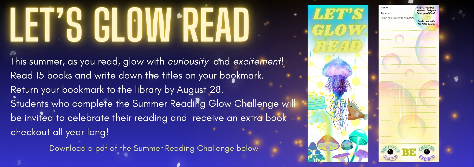 let's glow read page