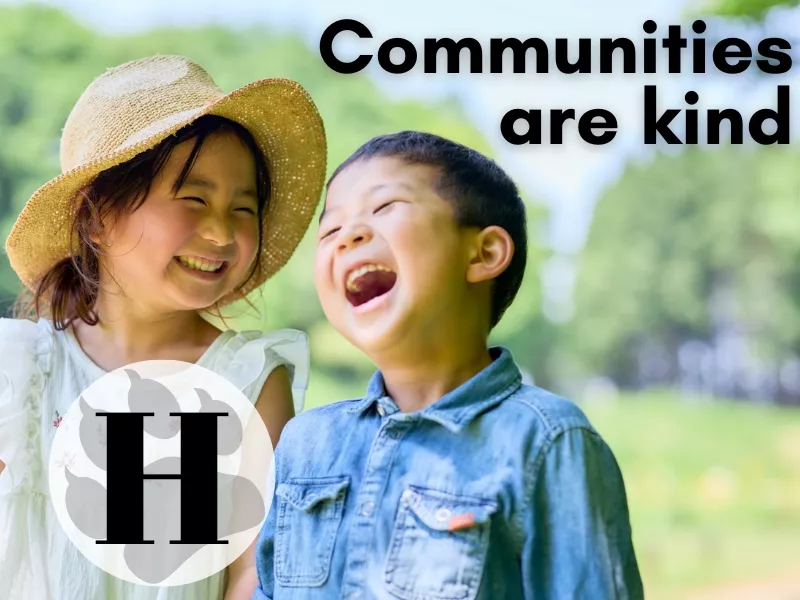 Communities are kind banner