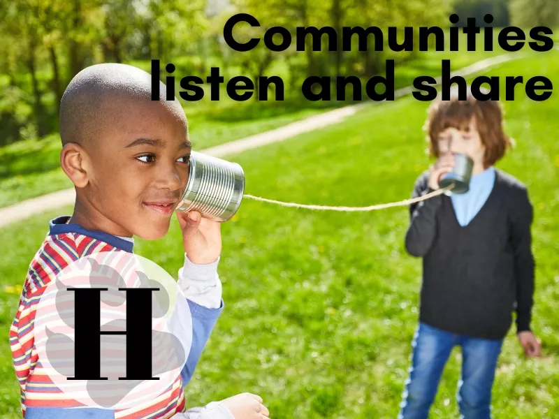 communities listen and share