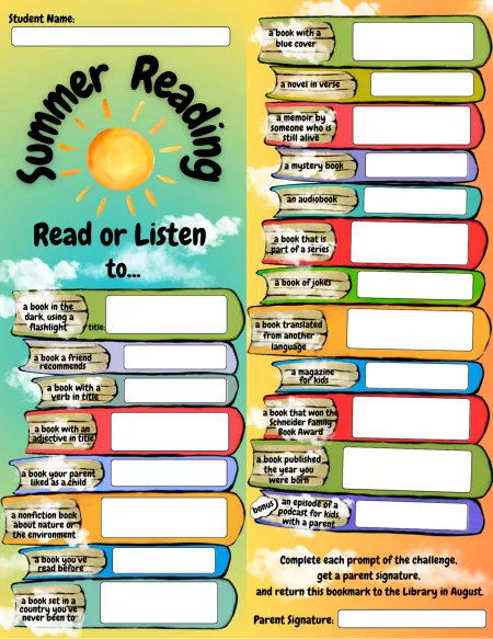 Rising Grade 5 Bookmark