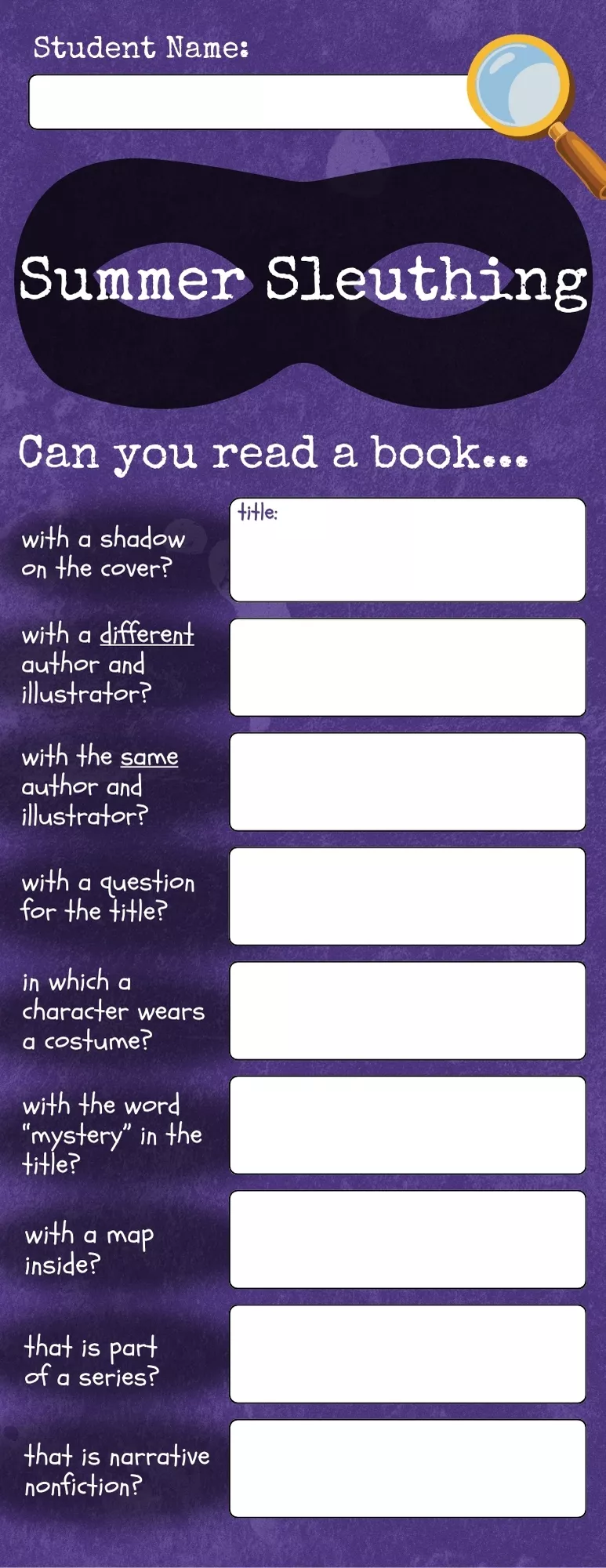 Rising Grade 3 Bookmark